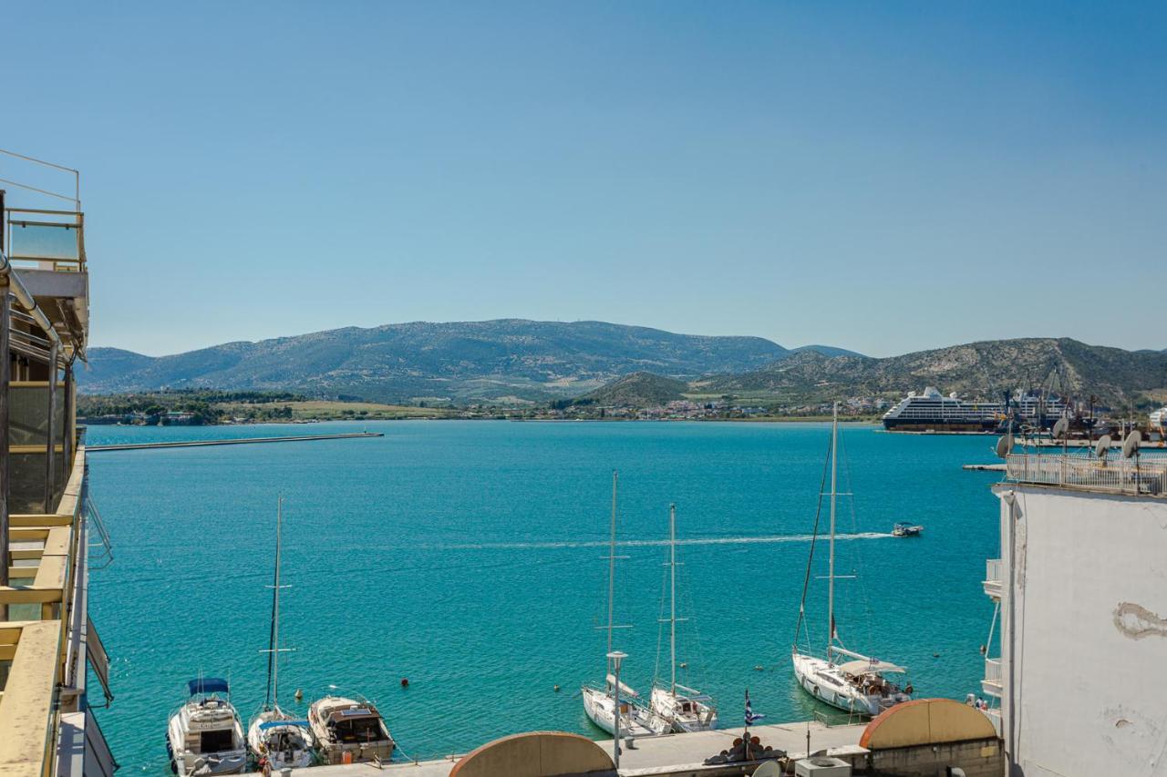 Apartmán Cozy Seaside Penthouse With Sea & Mountain View. Volos Exteriér fotografie