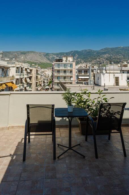 Apartmán Cozy Seaside Penthouse With Sea & Mountain View. Volos Exteriér fotografie