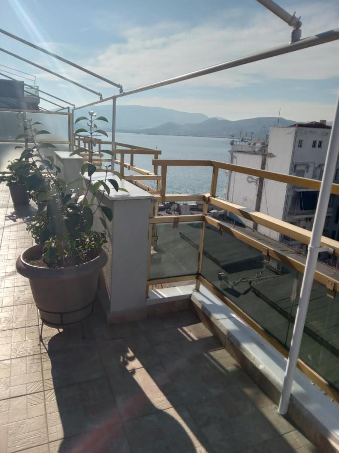 Apartmán Cozy Seaside Penthouse With Sea & Mountain View. Volos Exteriér fotografie